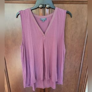 MODCLOTH PURPLE V-NECK TANK TOP